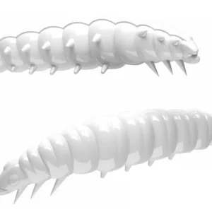 LIBRA LURES Larva 30 Cheese 001-White 15st, Forellenköder, schwimmend und aromatisiert
