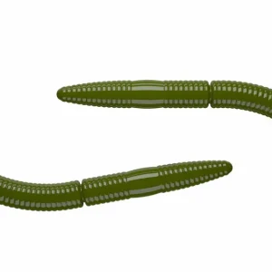 LIBRA LURES Fatty D'Worm 75 Krill 031-olive 8st, Forellenköder, schwimmend und aromatisiert
