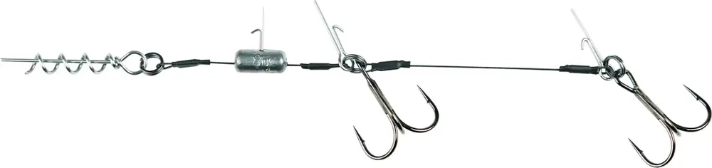 FOX RAGE Ti Pro Harness 20-25cm double size 1/0 / 8g