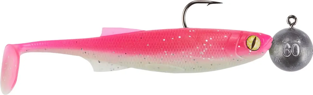 BALZER 71 Gead Nord Gummiset Dorsch-Köhler, 60 und 80g, 12 und 15cm, Pink-Weiss