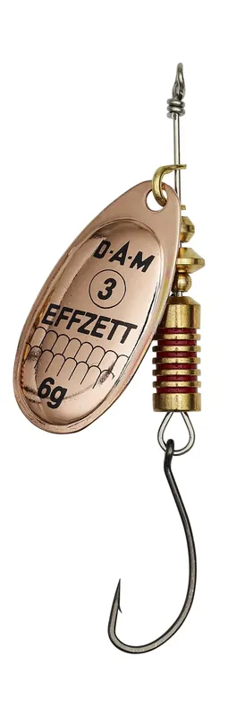DAM EFFZETT Spinner Einfachhaken Kupfer 4.00g