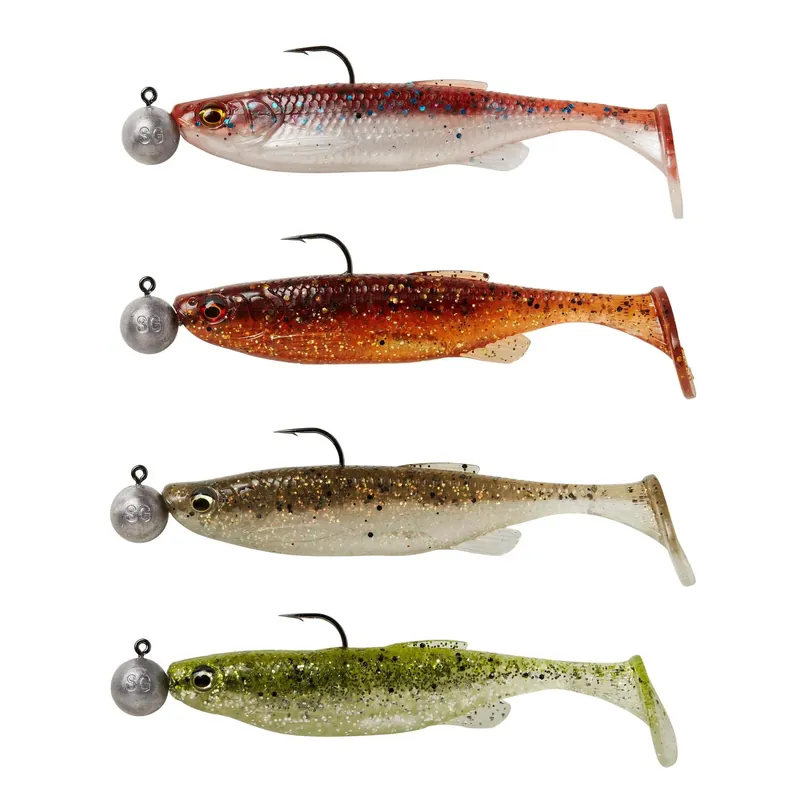 SAVAGE GEAR Fat Minnow T-Tail RTF 10.5Cm11g S Clear Water Mix