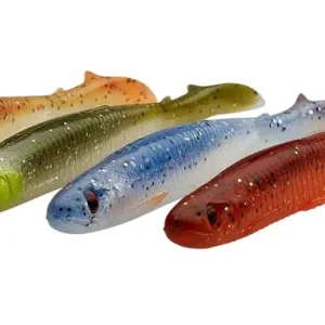 SAVAGE GEAR Slender Scoop Shad 11cm 7g Clear Water Mix 4st