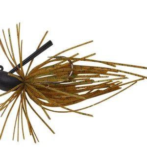 SAVAGE GEAR Skirt Flirt Jig 1 6.5cm 5g S Green Pumpkin