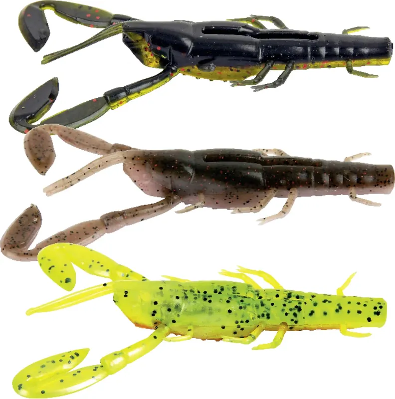 FOX RAGE Critter 9cm / 3.5" mixed colour pack x 3pcs