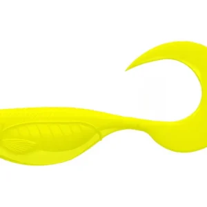 LIBRA LURES Embrion Twist Tail 45 Fish 006-Hot Yellow 12st, Forellenköder, schwimmend und aromatisiert