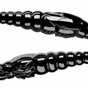 LIBRA LURES Largo Slim 28 Cheese 040-black 15st, Forellenköder, schwimmend und aromatisiert