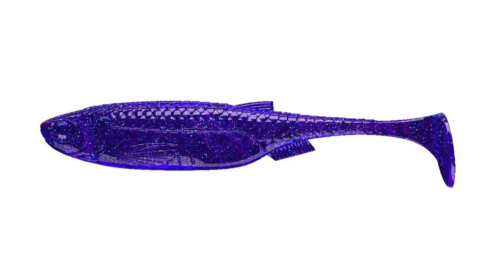 LIBRA LURES Kraken Shad 75 Fish 020-Electro 8st, Forellenköder, schwimmend und aromatisiert