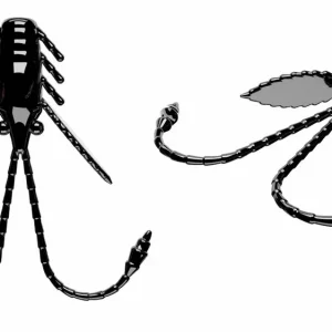 LIBRA LURES Pro Nymph 18 Cheese 040-black 15st, Forellenköder, schwimmend und aromatisiert