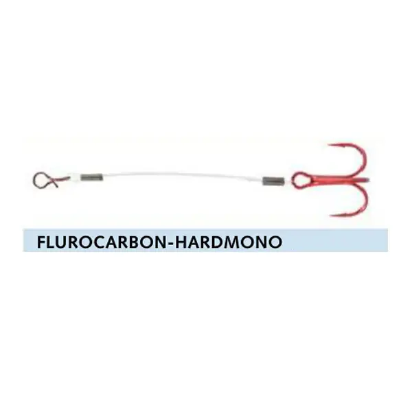 BALZER Edition Zander Angsthakenvorfach Fluorocarbon Hardmono 3,5cm #8