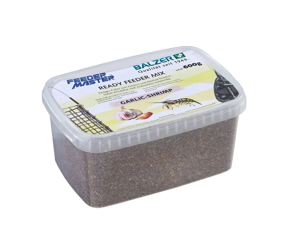 BALZER Feedermaster Fertig-Futter Mix Garlic-Shrimp, 600g
