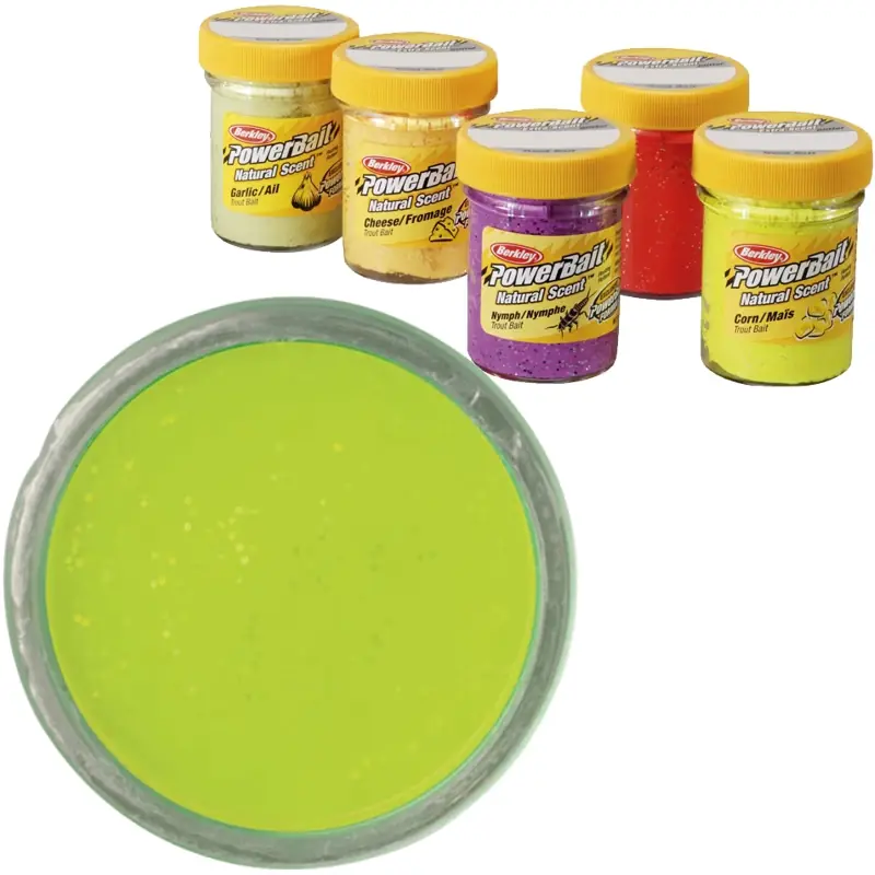 BERKLEY Natural Scent Glitter Bloodworm - chartreuse 50g