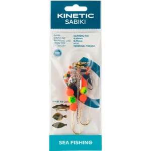 KINETIC Sabiki Scandic #1/0 Fire Tiger Buttvorfach