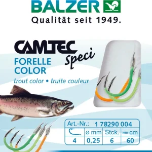BALZER Camtec Forelle farbig 60cm UV 12 Größe 12 6st