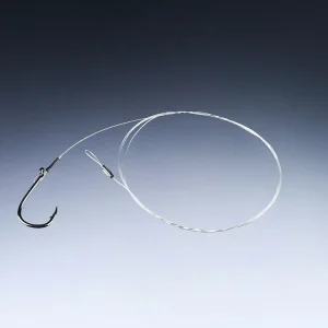 BALZER Zander Fluorocarbon-Vorfach mit Einzelhaken, Gr. 2/0, 0,33m