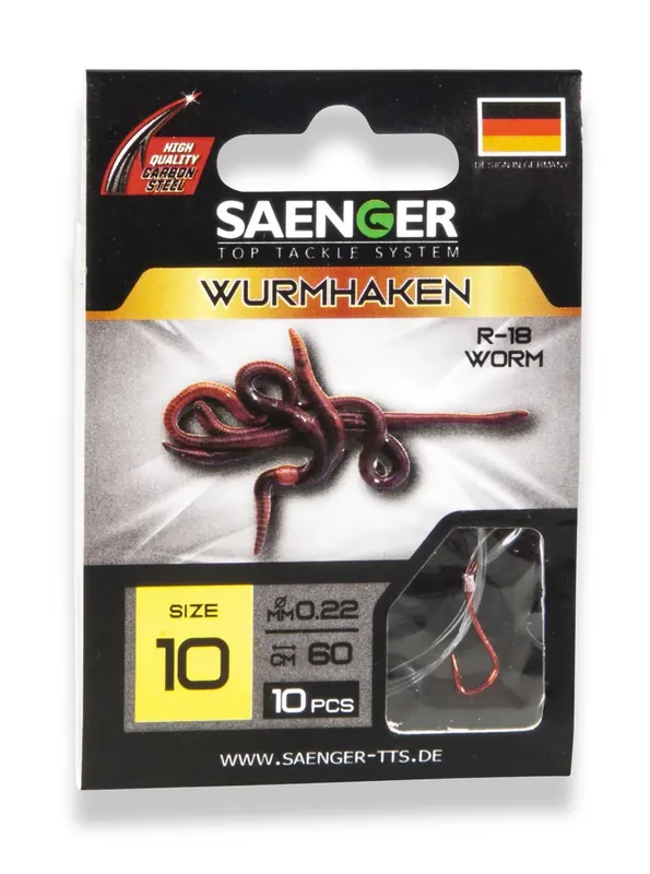 SÄNGER Wurmhaken R-18 60cm 6 / 10pcs.
