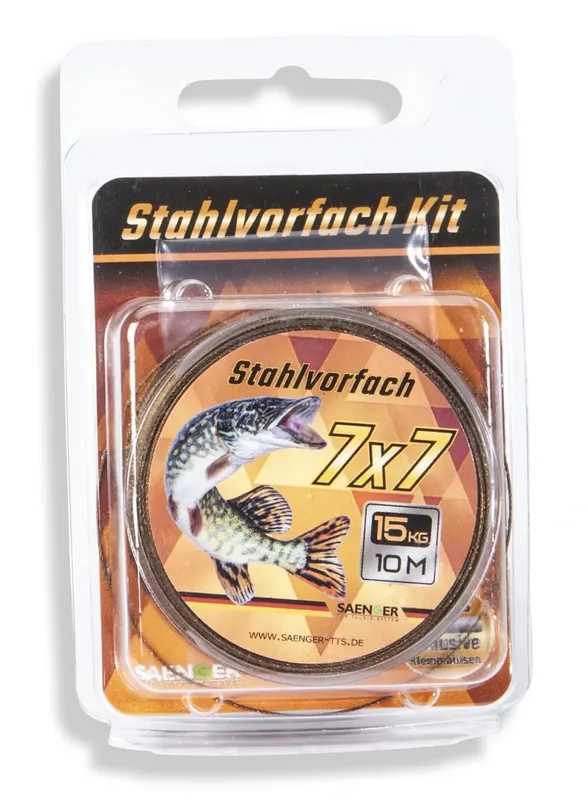 SÄNGER 7x7 Stahlvorfach Kit 10m/15kg