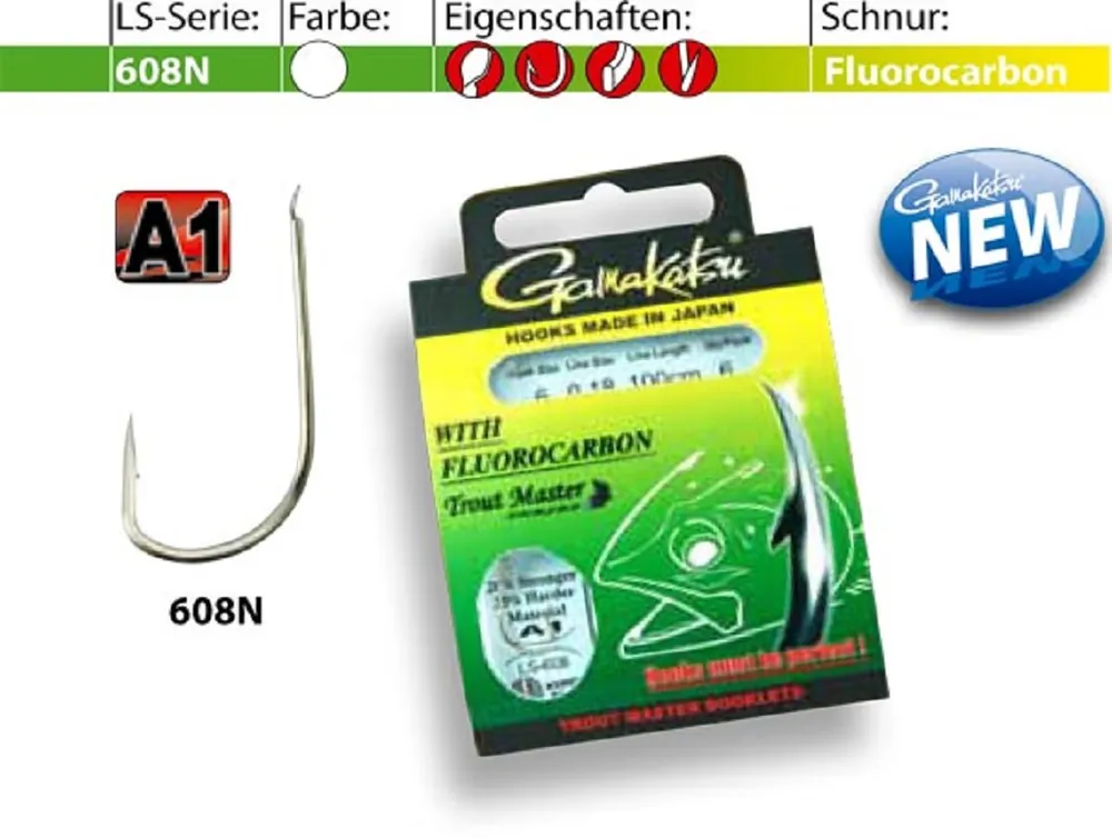 GAMAKATSU G-TM LS-608N FC 100cm 6-0,18