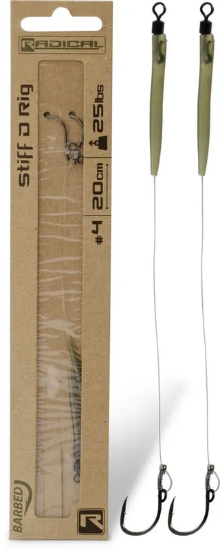 QUANTUM 6 Radical Stiff-D Rig 25lbs 2Stück 20cm