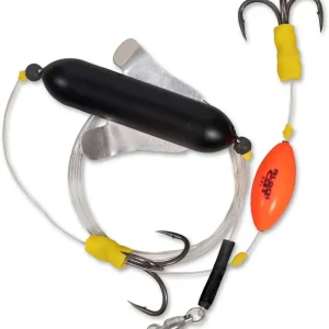 BLACK CAT 2/0 Worm River Rig 2,00m Haken: 2