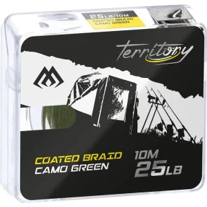 MIKADO Coated Braid - 25Lbs/10M - Camo Grün - 1st