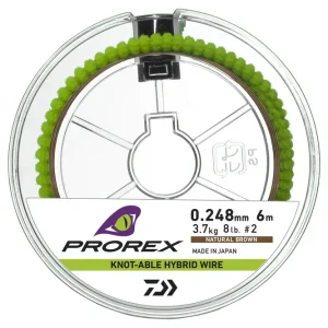 DAIWA Prorex Hybrid Knotable Wire PX HKW 6m brown 5.4kg 0.300mm