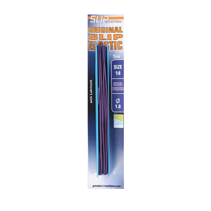 PRESTON Slip Elastic No 8 - Black