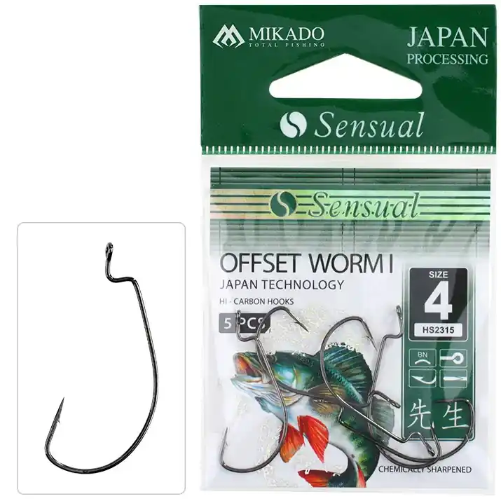 MIKADO Offset Worm I Nr. 1 BN - 5st