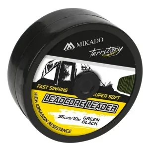 MIKADO Leadcore Leader 45Lbs/10M - Schwarz-Grün - 1st