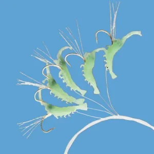 BALZER Edition Sea Hering Mini Shrimp Rig fluo 0,45/0,45mm 130cm 5x