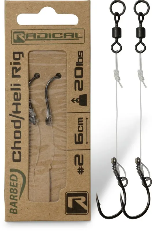 QUANTUM 4 Radical Chod/Heli Rig 20lbs 2Stück 6cm