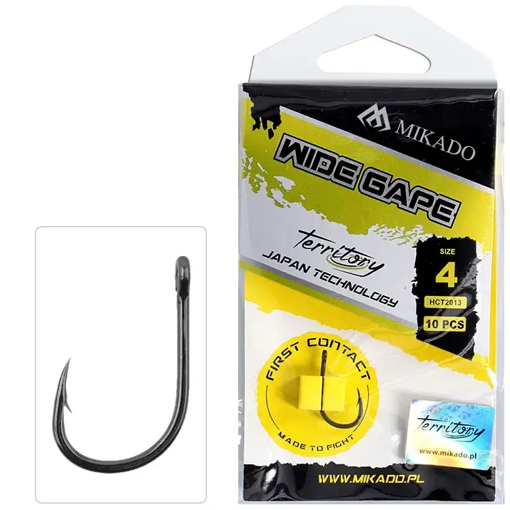MIKADO Wide Gape Nr. 8 - Teflon Beschichtet - 10st