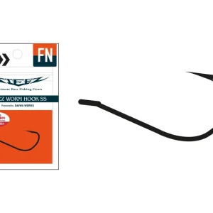 DAIWA Steez Worm Hook Finesse #2 12Stk. Finesse Einzelhaken