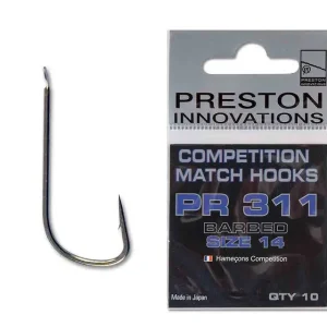 PRESTON Competition Hooks 311 Size 16