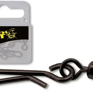 BLACK CAT Uni Clip schwarz matt 5st.