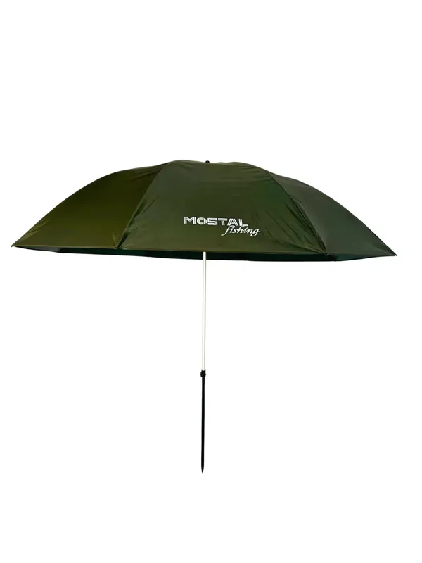MOSTAL Schirm 250cm Nubrolly mit Fieberglasgestänge 210D PU