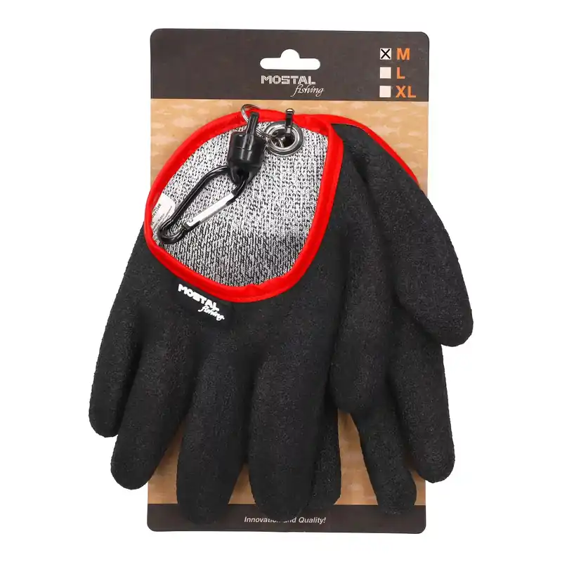 MOSTAL Handy Catching Gr. M 1 Paar Fishing Glove Landehandschuh
