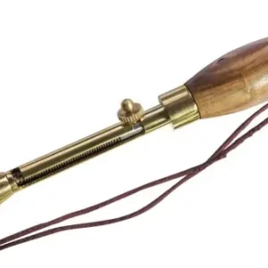 Messing-Schlagstock mit Messer 26cm + 4,5cm 270g