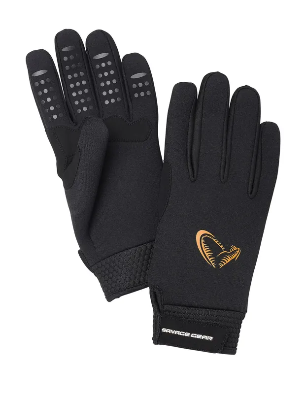 SAVAGE-GEAR Neoprene Stretch Glove M Black