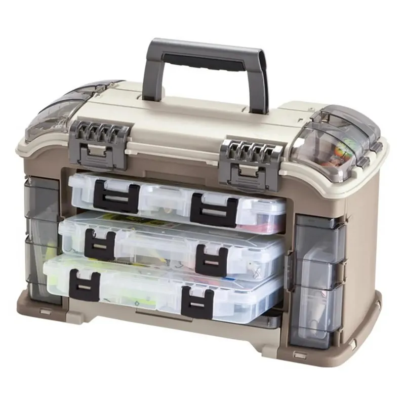 PLANO Guide Series 767 Angled Tackle System 3600 Sandstone