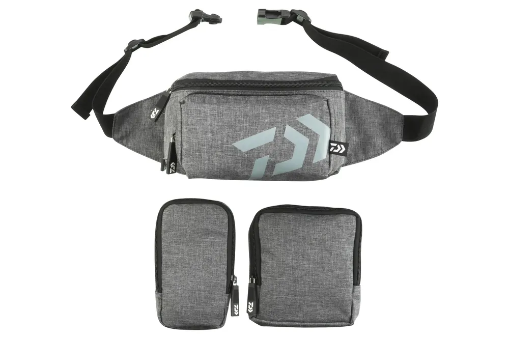DAIWA D-Vec Hip Bag grey 23x13x17cm