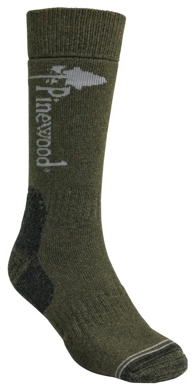 PINEWOOD Melange Socken Oliv Meliert 46-48