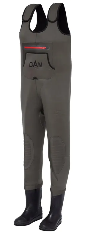 DAM Breakpoint Neoprene Wader Bootfoot Cleated XL 44/45-9/10 Gre