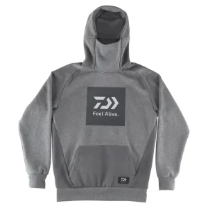 DAIWA D-Vec Hoodie Feel Alive grau #M Kapuzenpullover grau