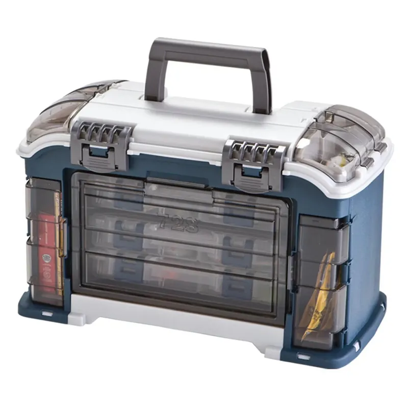 PLANO Angled Tackle System 3600 Blue/Silver728001