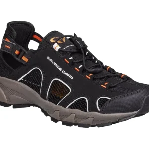 SAVAGE-GEAR Coast Trek Sandal 45/10 Black Ink