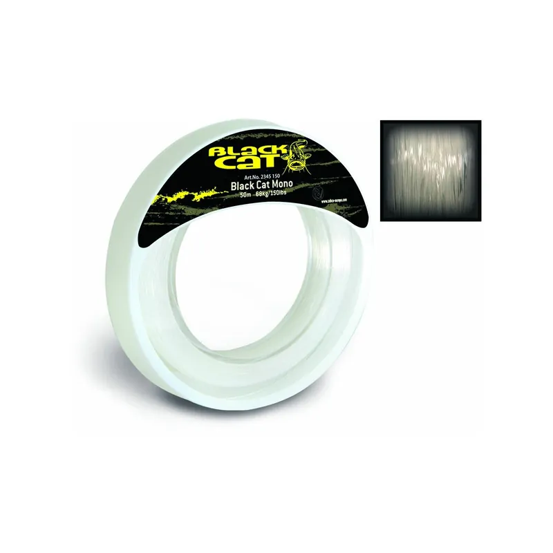 Black Cat Mono Line Vorfachschnur 50 m-1,0 mm