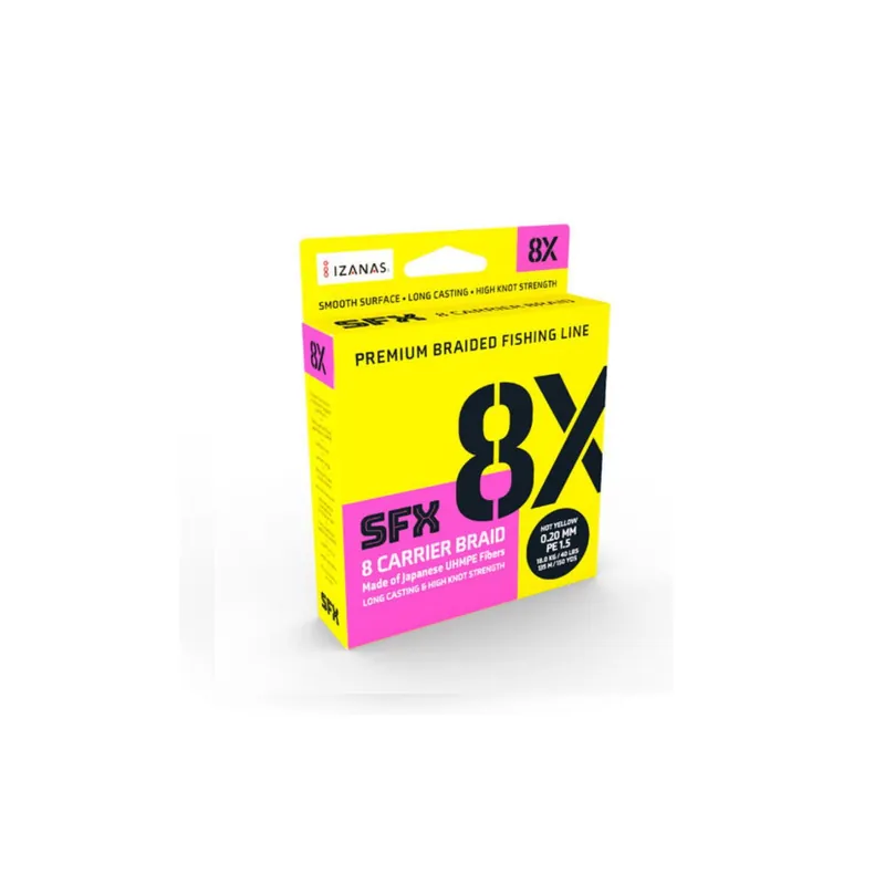 Sufix Premium Schnur SFX 8X Lo VIS Grün 135 m-0,104 mm