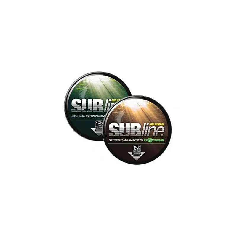 Korda Subline Brown Karpfenschnur 1000 m-12 lb