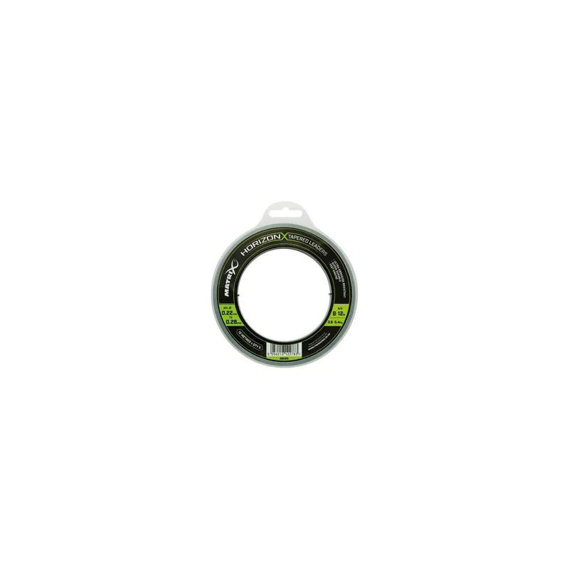 Matrix Horizon X Tapered Leaders 0,22 mm to 0,28 mm-